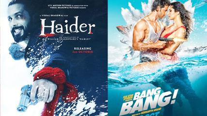Bang Bang vs Haider total worldwide collection
